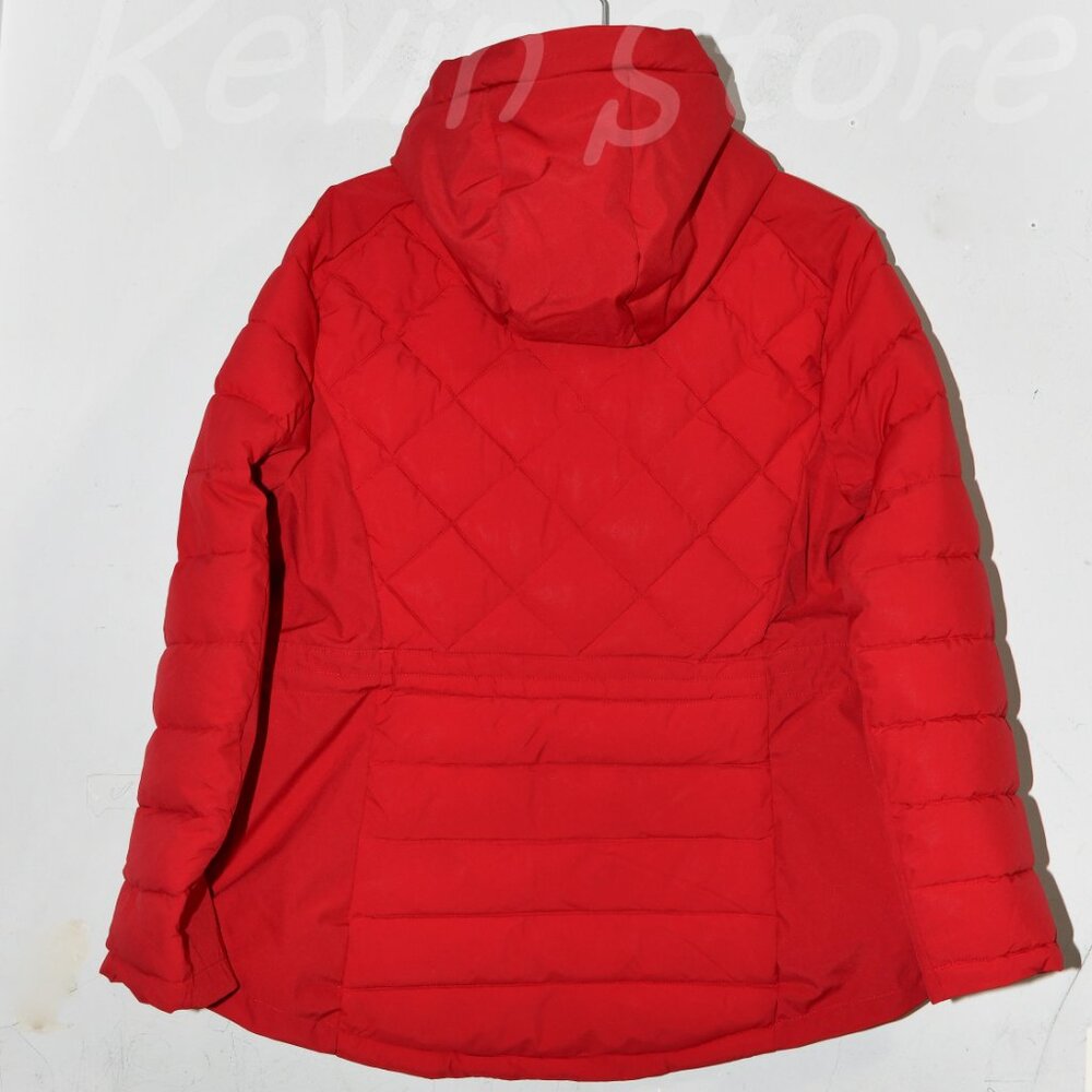 Red (Crimson) - Tommy Hilfiger Ladies' Quilted Jacket - Picture 9 of 11